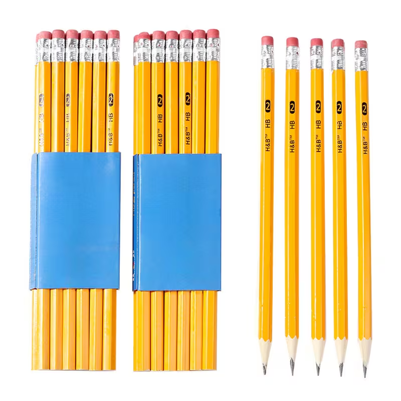 Hexagonal wooden pencil