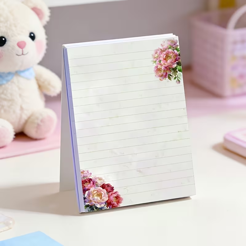 Peony Pocket Notebook: Notes and Records