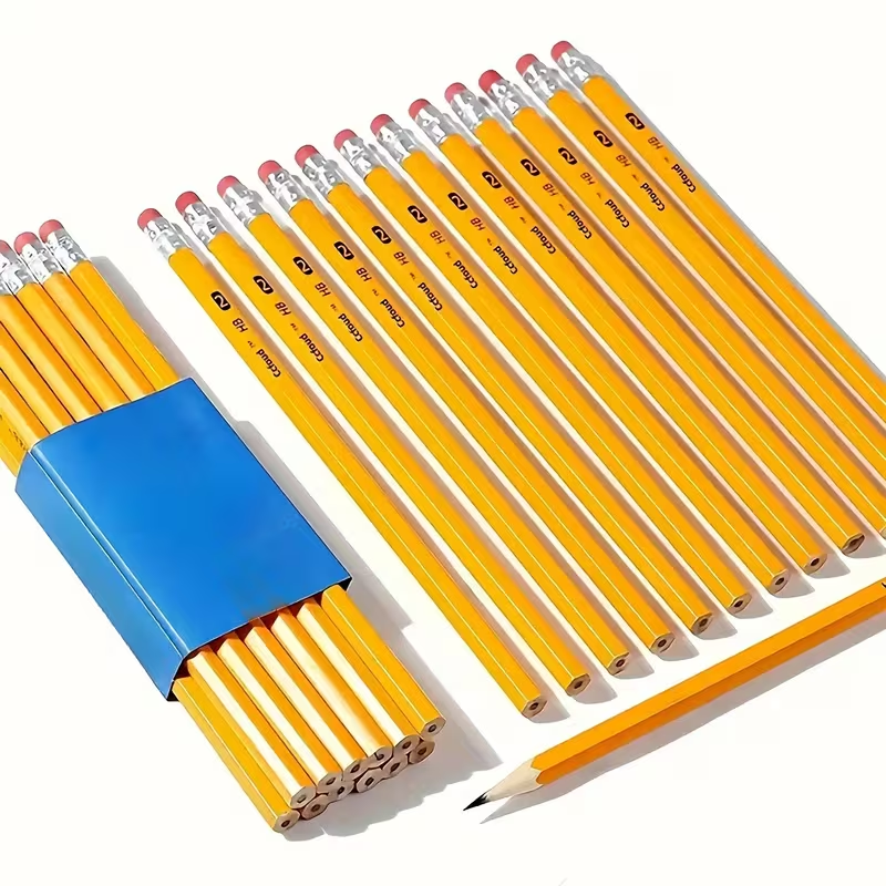 Hexagonal wooden pencil