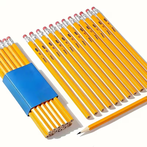 Hexagonal wooden pencil