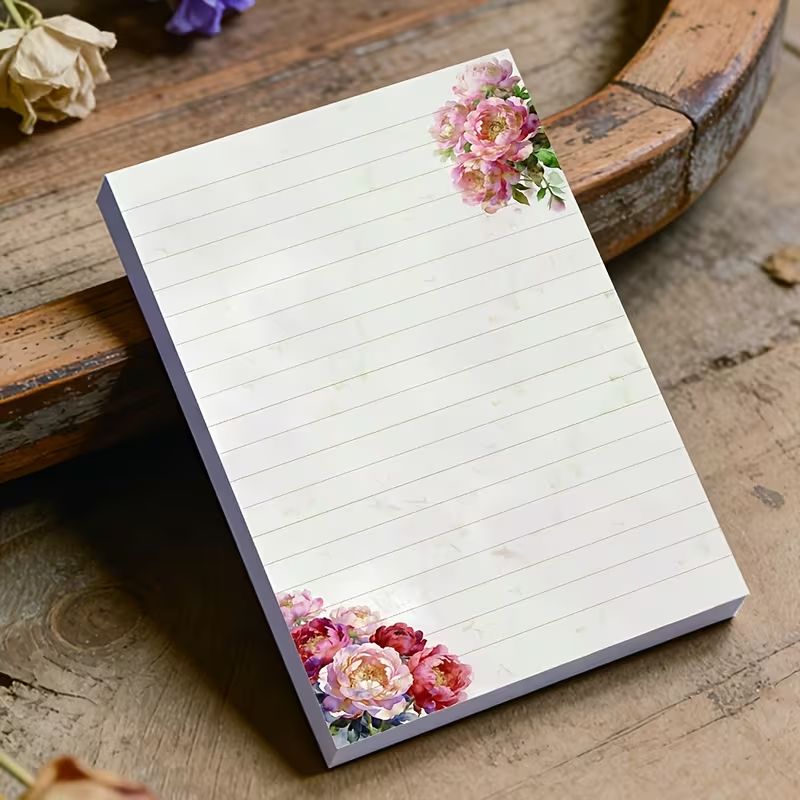 Peony Pocket Notebook: Notes and Records